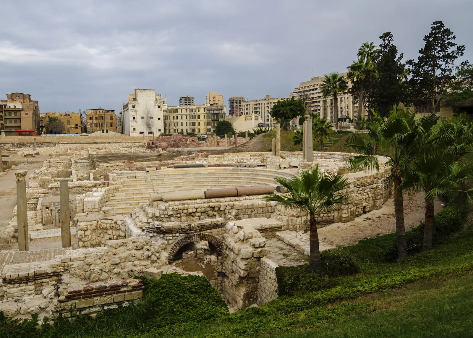 The Roman theatre at Alexandria